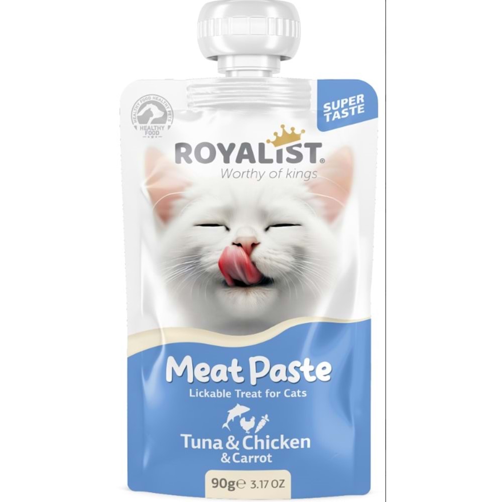 Royalıst Meat Paste Cat Tuna & Chicken & Carrot 90 Gr