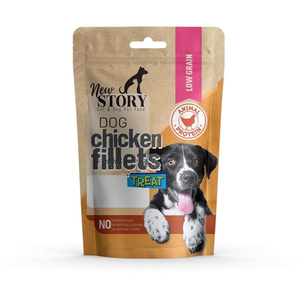 New Story Dog Chicken Fillets 80 Gr