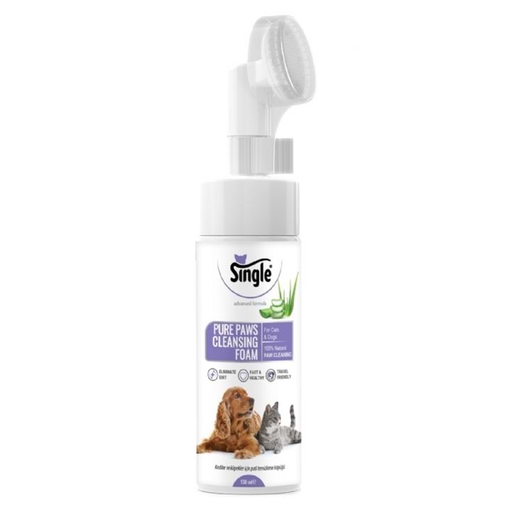 Single Kedi ve Köpek Pati Bakım Köpüğü 200ml
