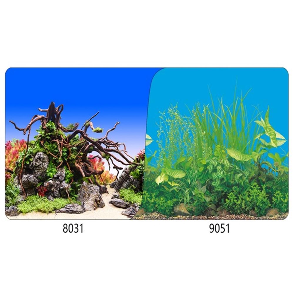 Plastik Poster Manzara- Bitki 50Cm