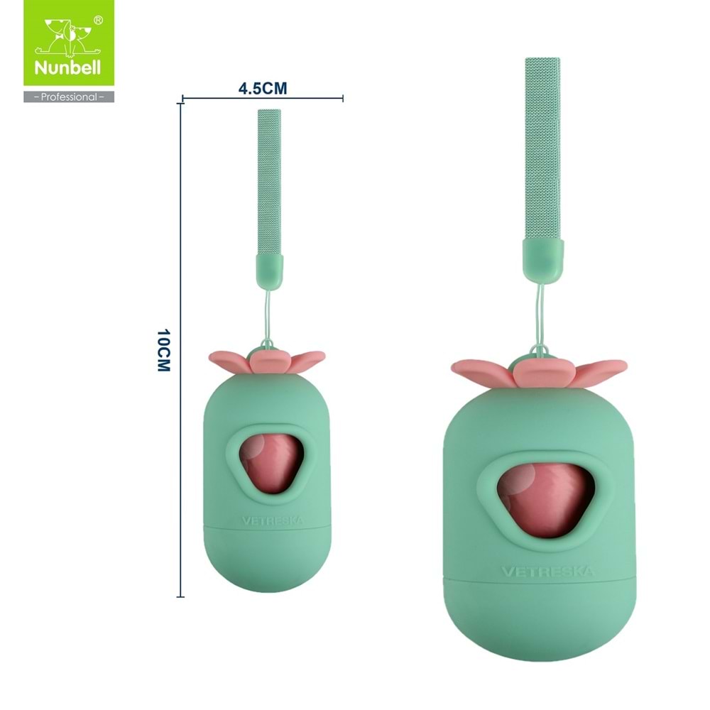 Nunbell Yedekli Dışkı Torbası Tekli