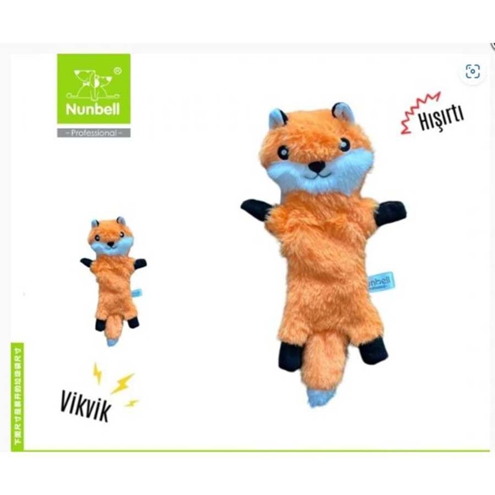 Nunbell Köpek Oyun.Peluş Tilki
