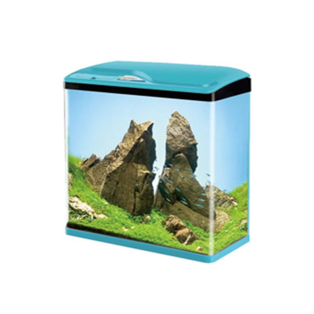 Sobo Komple Akvaryum 39 X 19 X 44 Cm Mavi