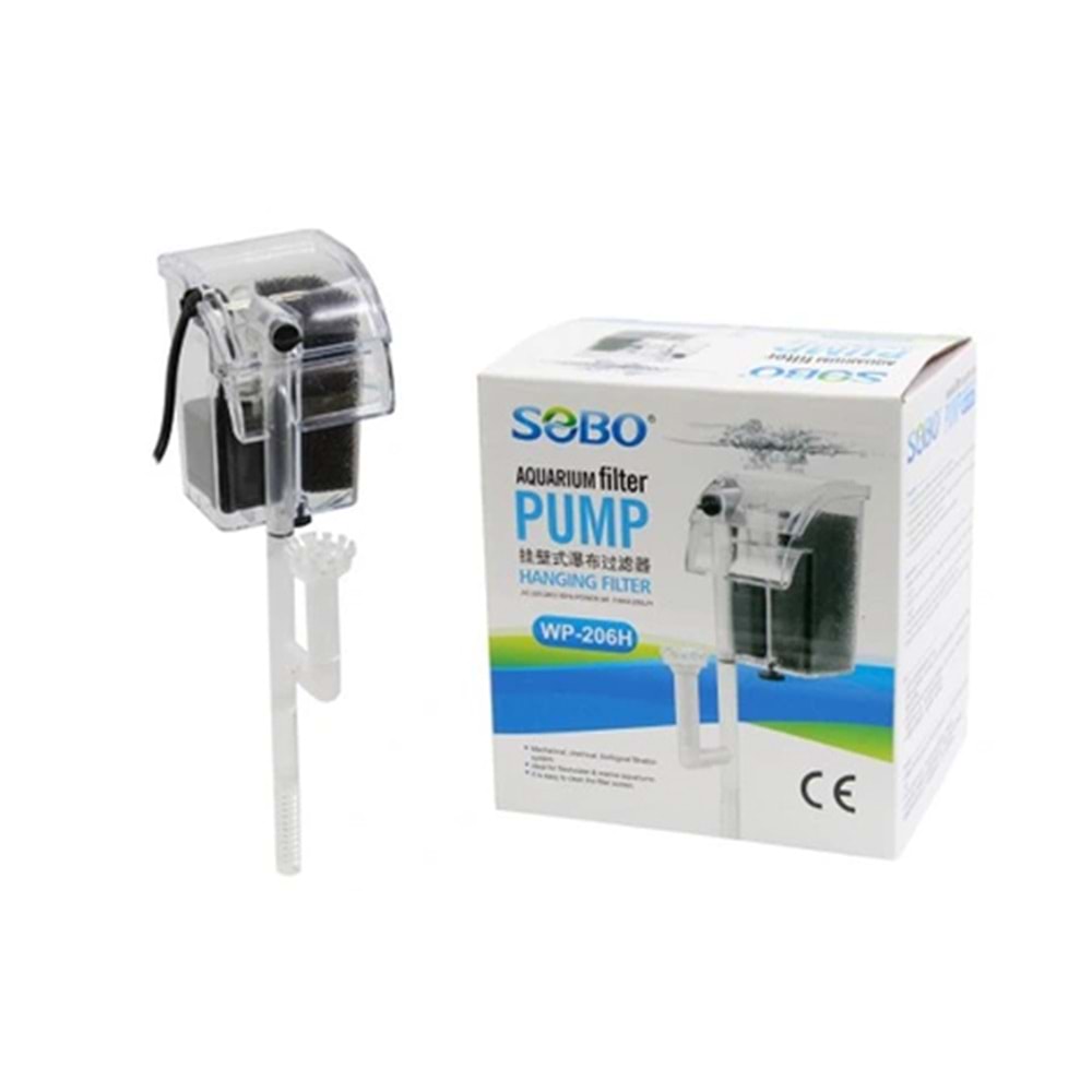 Sobo Mini Askı Filtre 250 Lt/h 3 W