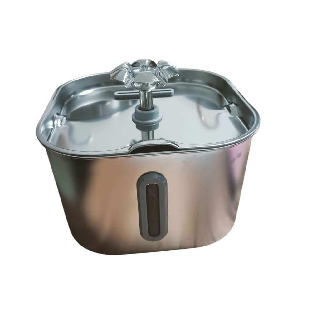 Çelik Su Sebili Kare 2,2 Litre