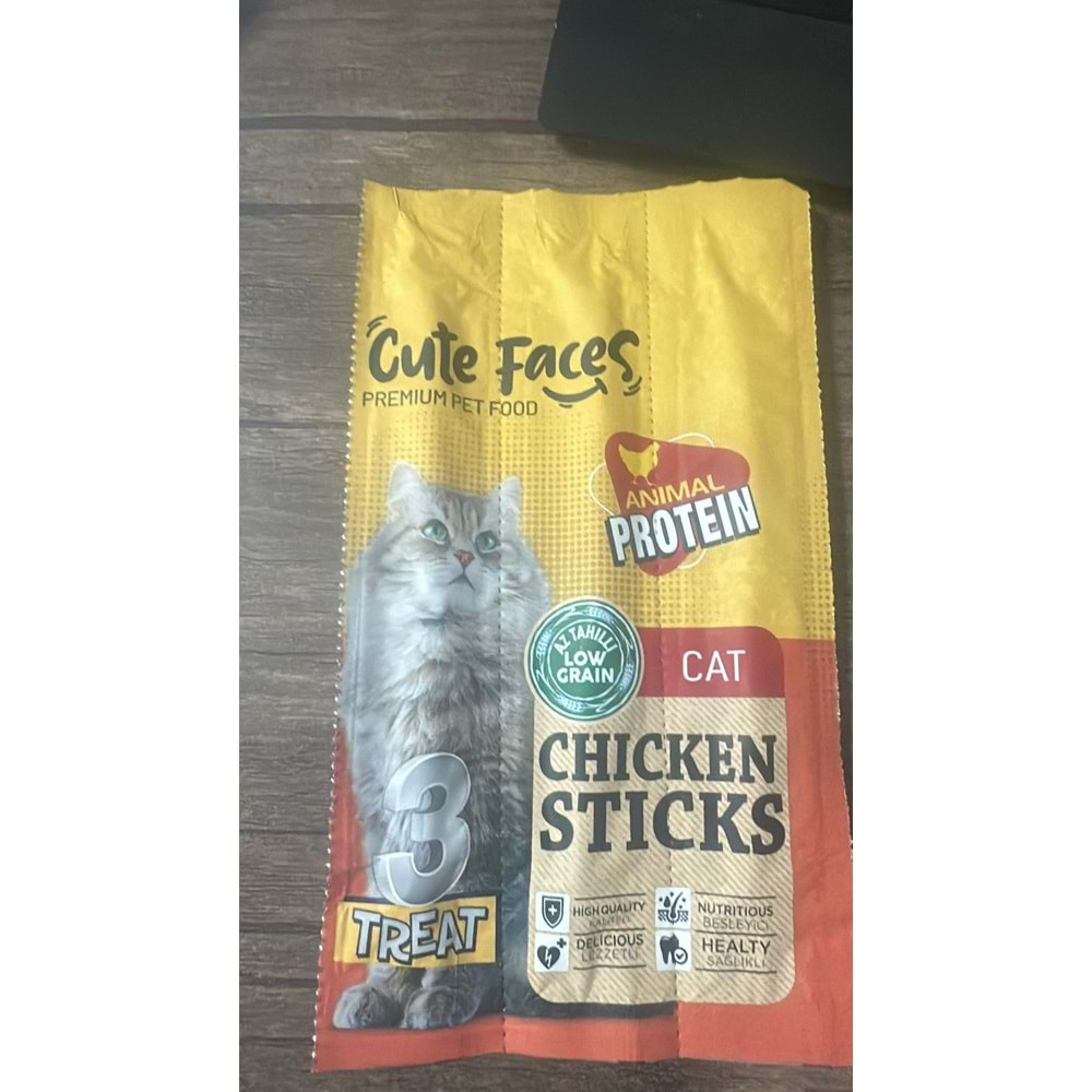 Cute Faces Cat Chicken Stick 3*5 gr