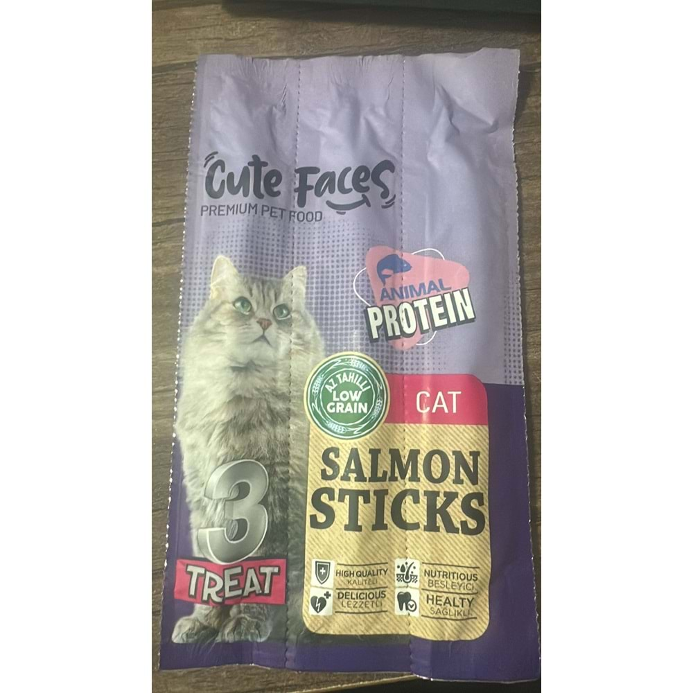 Cute Faces Cat Somon Stick 3*5 gr