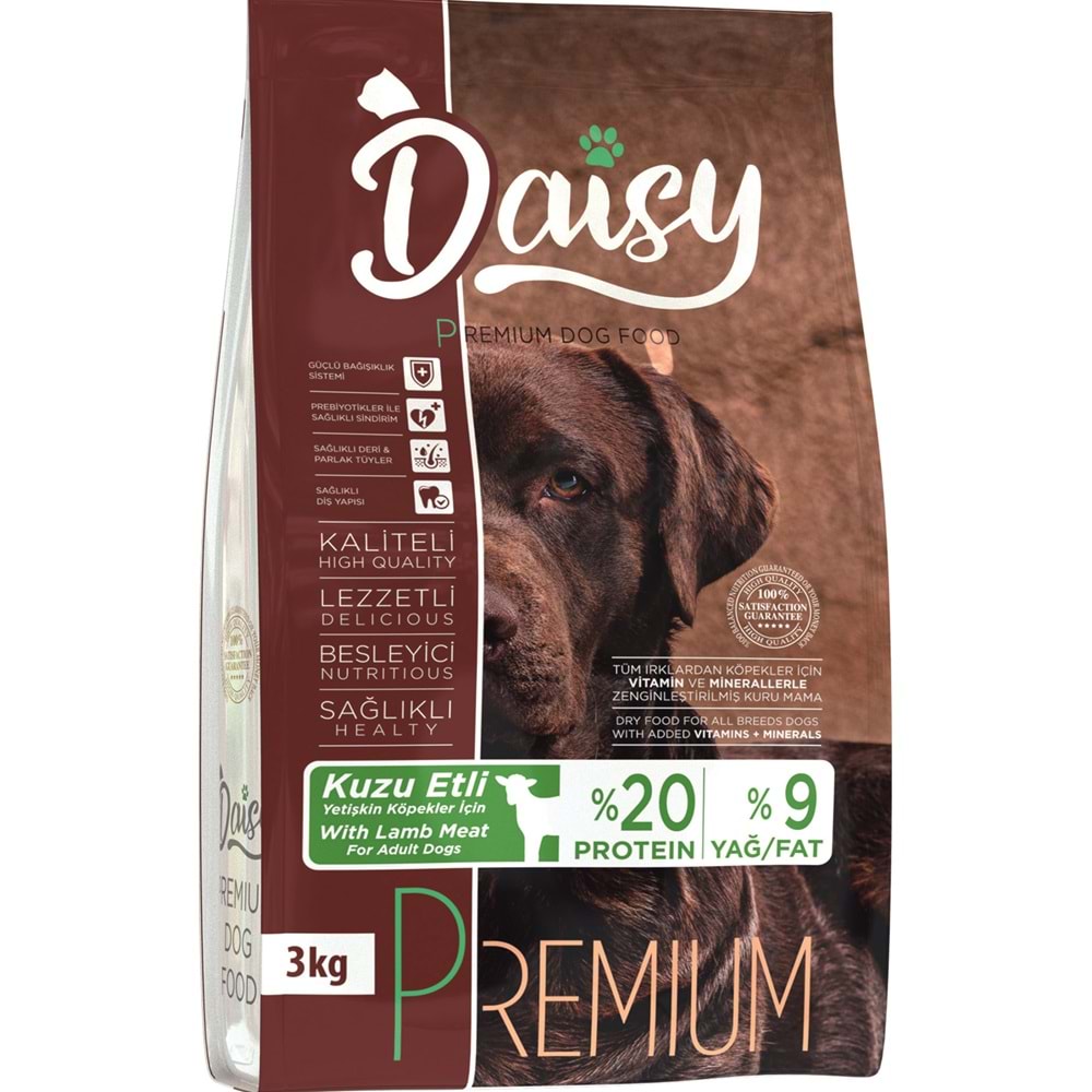 Daısy Adult Dog Premıum 20/9 Lamb 3 Kg