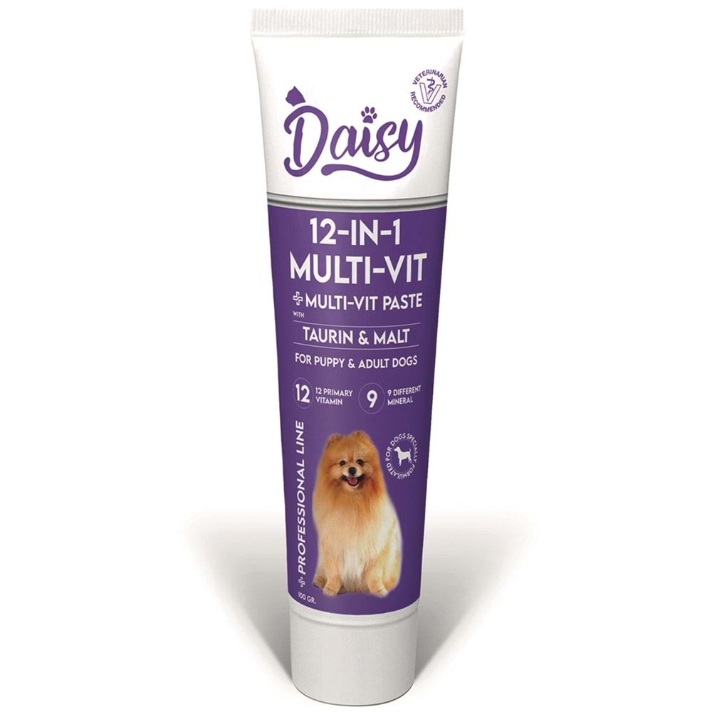 Daisy Multivitamin Pasta Köpek Malt 100 Gr