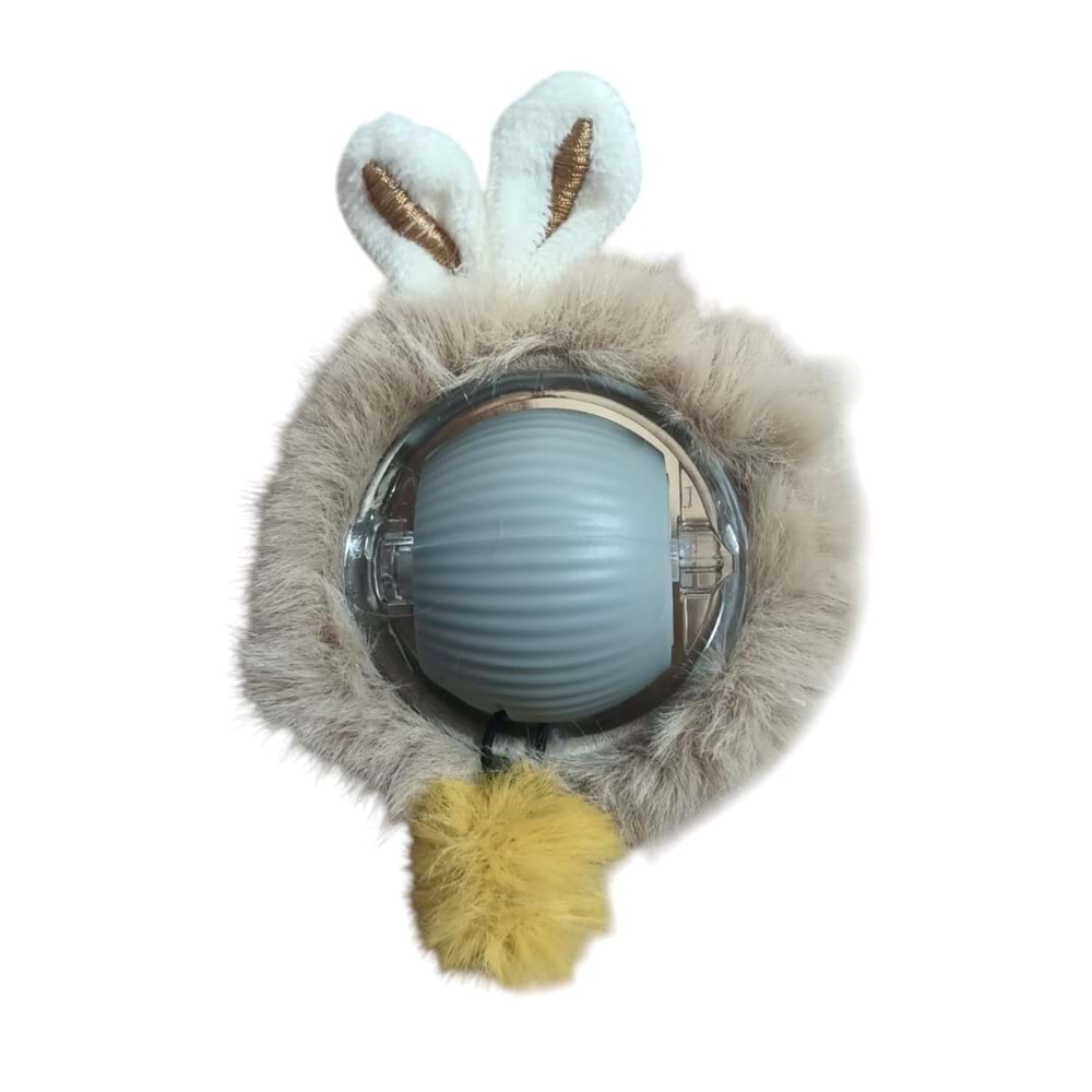 Peluş Tüylü USB Şarjlı Hareketli Top