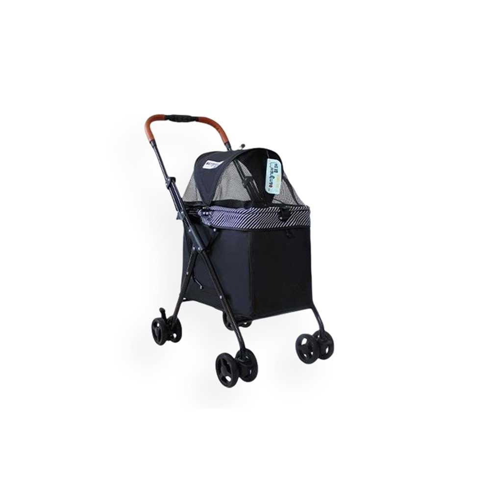 Zampa FalconX Kedi & Köpek Arabası Siyah, 47x78x98cm
