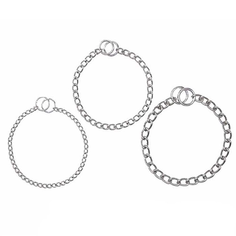 Zampa Çelik Zincir Köpek Eğitim Tasması 3X60 Cm