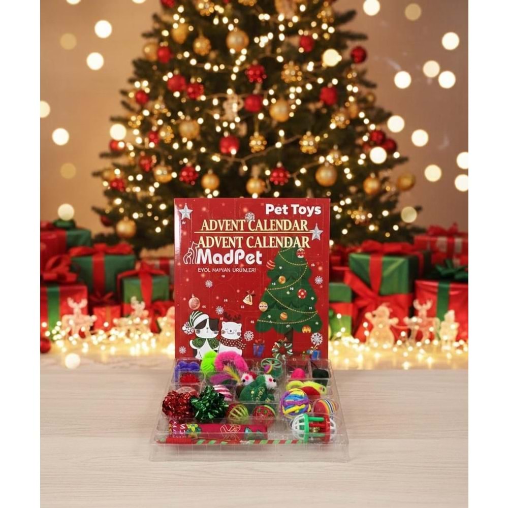 Yılbaşı Konspeti 24 Parça Advent Calendar Oyuncak Seti 612