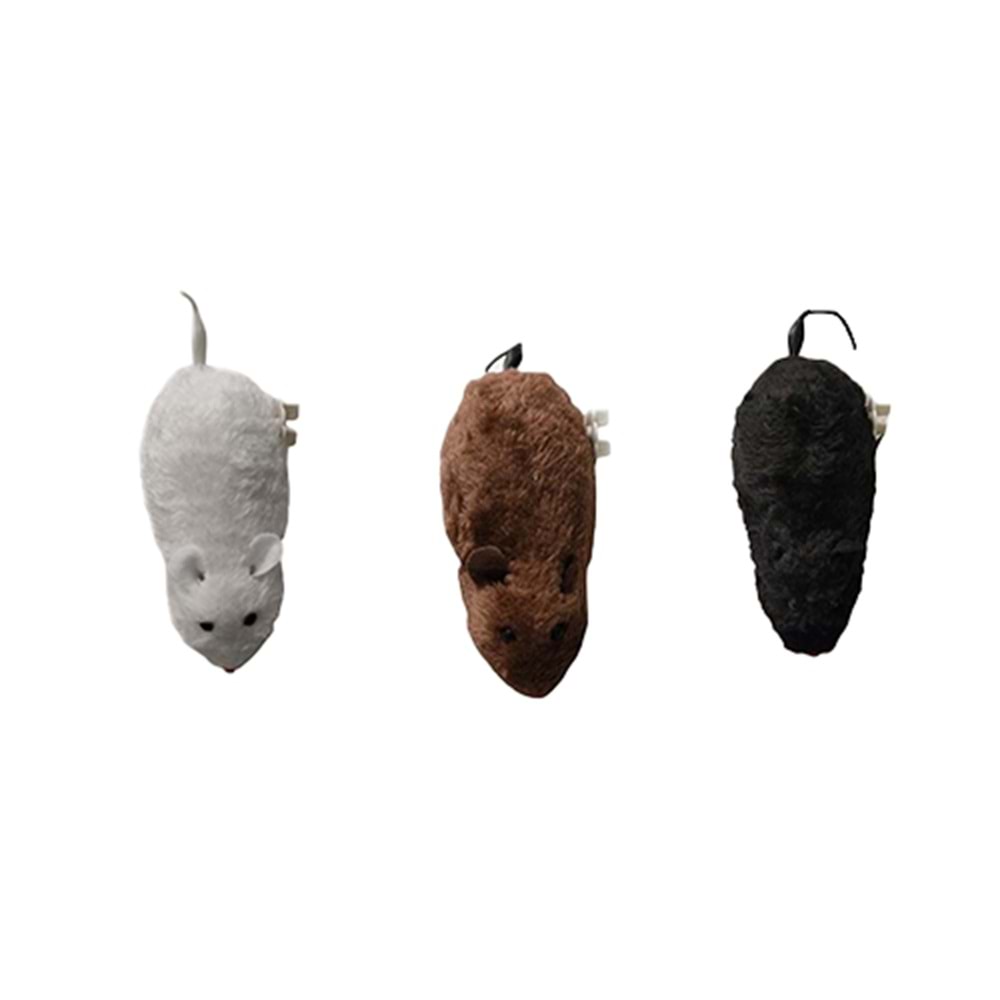 Kurmalı Peluş Fare, Kedi Oyuncağı