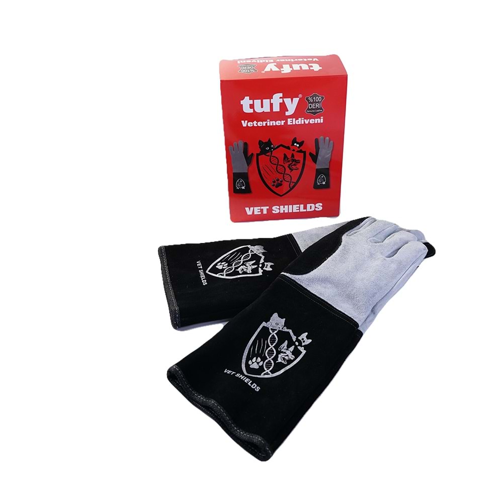 Tufy Veteriner Eldiveni Kısa