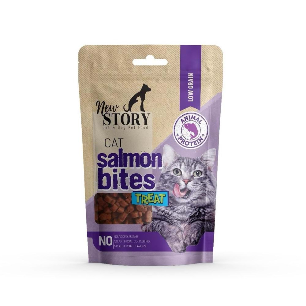 New Story Cat Salmon Bites 60 Gr