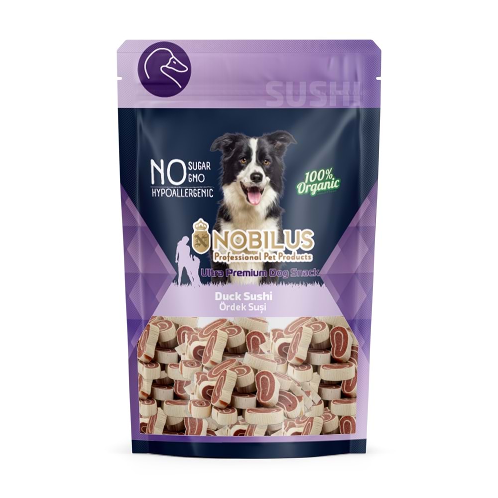 Nobilus Ördek Suşi Köpek Ödülü 80Gr