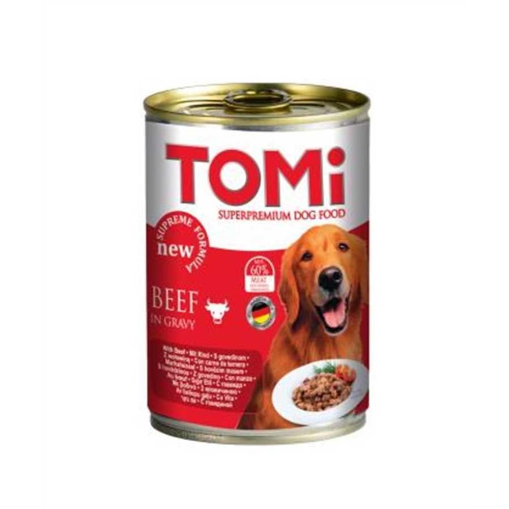 Tomi Biftek Etli Köpek Konservesi 400 Gr