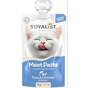 Royalıst Meat Paste Cat Tuna & Chicken & Carrot 90 Gr