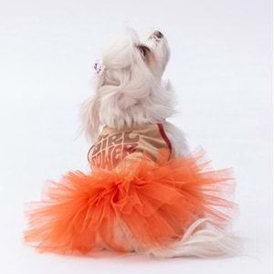 Bej Girl Power Elbise