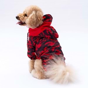 Paw Star 24524 Kırmızı Dijon Yağmurluk