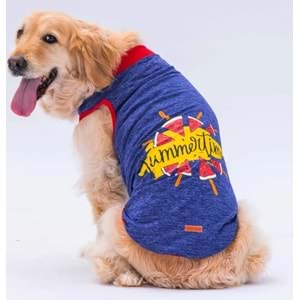 Lacivert Summer Time Büyük Tişört