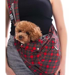 Red Elgin Paws CrossBody Bag