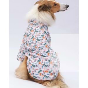 Palm Beach Desenli Büyük Gömlek