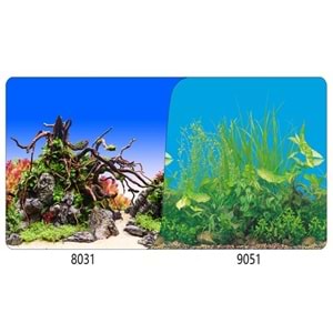 Plastik Poster Manzara- Bitki 50Cm