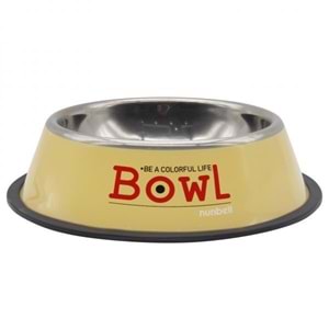 Nunbell Çelik Mama Kabı Renkli 18Cm