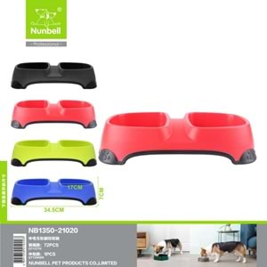 Nunbell İkili Mama Kabı M