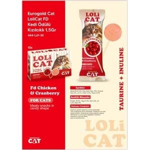 EuroGold Cat LoliCat FD Kedi Ödülü Kızılcıklı 1,5 Gr