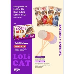 EuroGold Cat LoliCat FD Kedi Ödülü Karışık 1,5 Gr