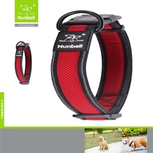 Nunbell Köpek Boyun Tasması Air-Mesh 3.8Cm