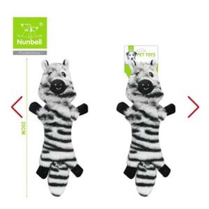 Nunbell Köpek Oyun Pelus Zebra