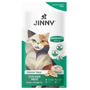 Jinny Tavuk Etli Creamy Kedi Ödülü 15 gram X 5