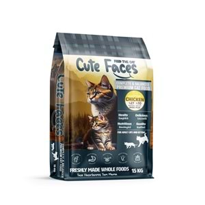 Cute Faces Premium Adult Cat 27/10 Chicken 15 Kg