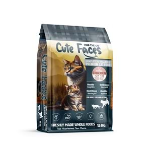 Cute Faces Premium Kitten 27/10 Chicken 15 Kg