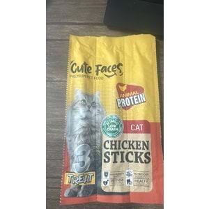 Cute Faces Cat Chicken Stick 3*5 Gr