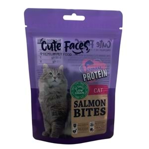 Cute Faces Cat Salmon Bites 60 Gr
