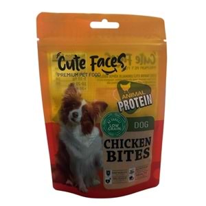 Cute Faces Dog Chicken Bites 80 Gr