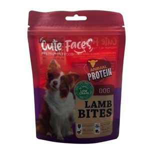 Cute Faces Dog Lamb Bites 80 Gr