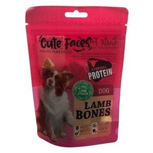 Cute Faces Dog Lamb Bones 80 Gr
