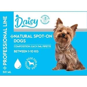 Daisy Köpek Ense Damlası (1-10 Kg) 5*1 Ml