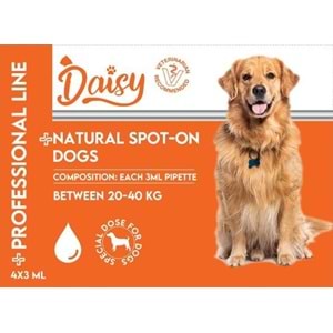 Daisy Köpek Ense Damlası (20-40 Kg) 4*3 Ml