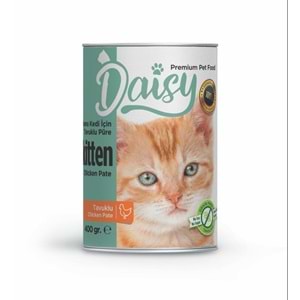 Daisy Tahılsız Pate Tavuk Etli Yavru Kedi Konserve 400 gr