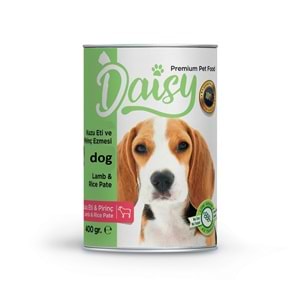 Daisy Tahılsız Pate Kuzu Etli Pirinçli Köpek Konserve 400 gr