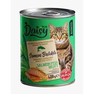 Daisy Plus Bonito Sterile Canned Cat With Salmon 400 Gr