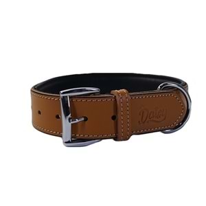 Daisy Klasik Deri Köpek Tasması Xxs-2Cm Taba