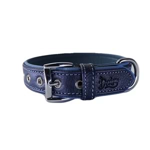 Daisy Flotter Deri Köpek Tasması Xl-4Cm Laci-Turkuaz